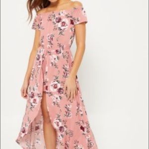 Rue21 Large Off the Shoulder Romper/Maxi Dress